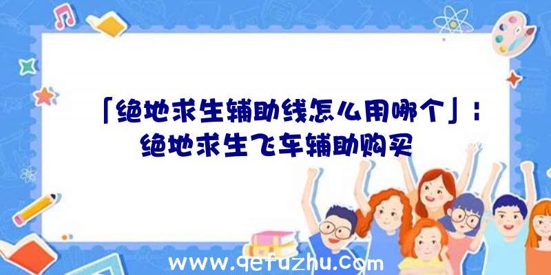 「绝地求生辅助线怎么用哪个」|绝地求生飞车辅助购买